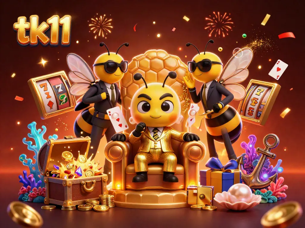 Experience the excitement of the tk11 casino with the bumblebee mob boss and lavish gaming elements.