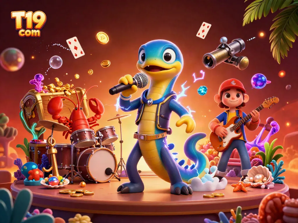 Engage in thrilling underwater casino fun with T19 com's dynamic characters and gaming elements