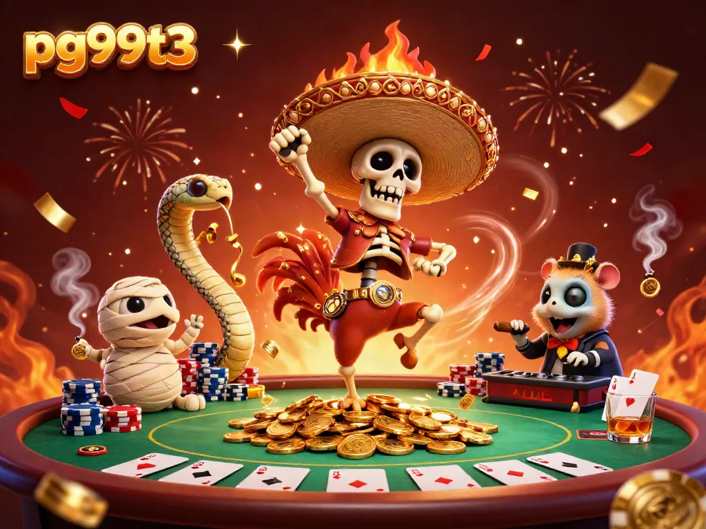 Experience the exciting pg99t3 online casino with vibrant characters and dynamic gaming elements.